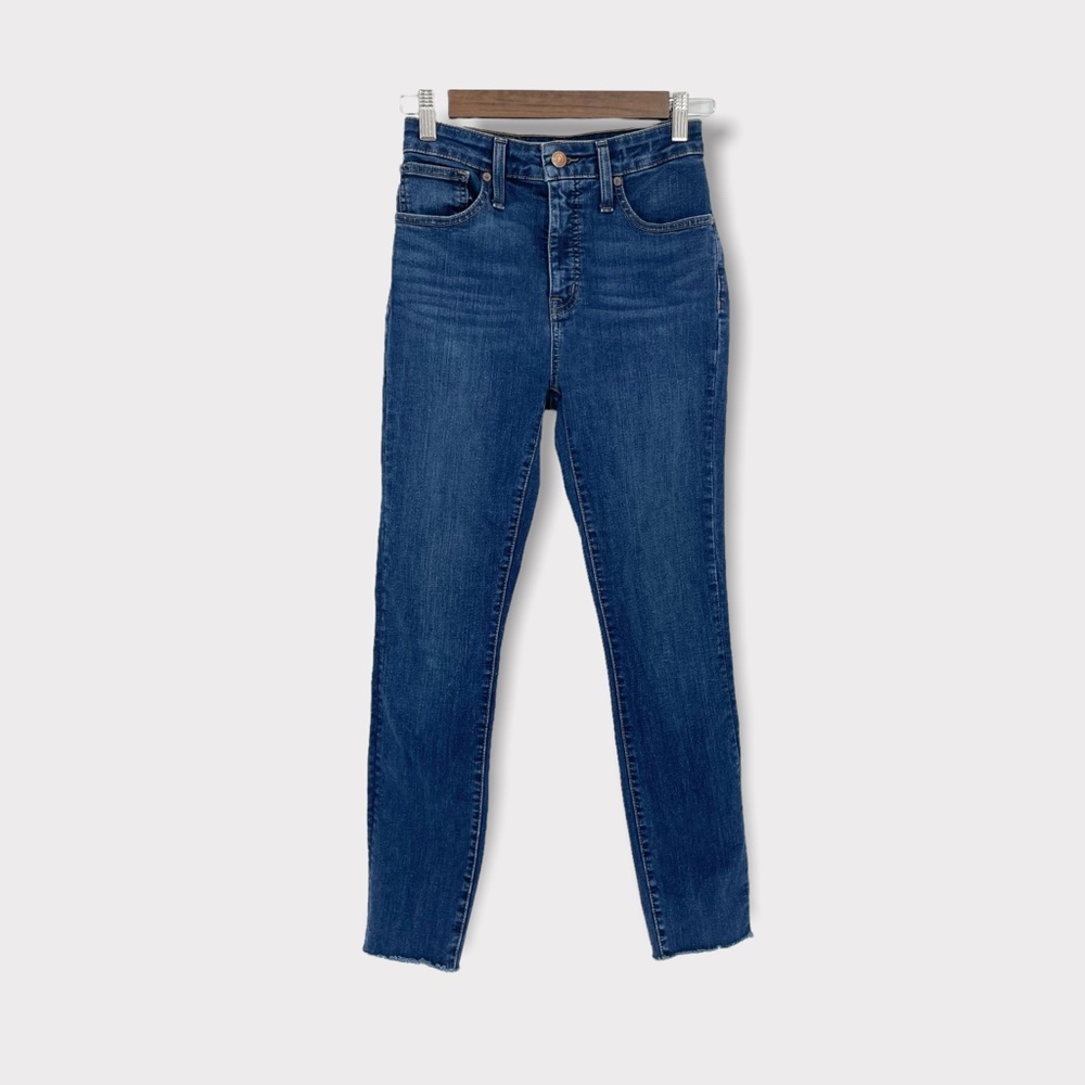 Madewell Skinny Jeans in Dark Blue Wash